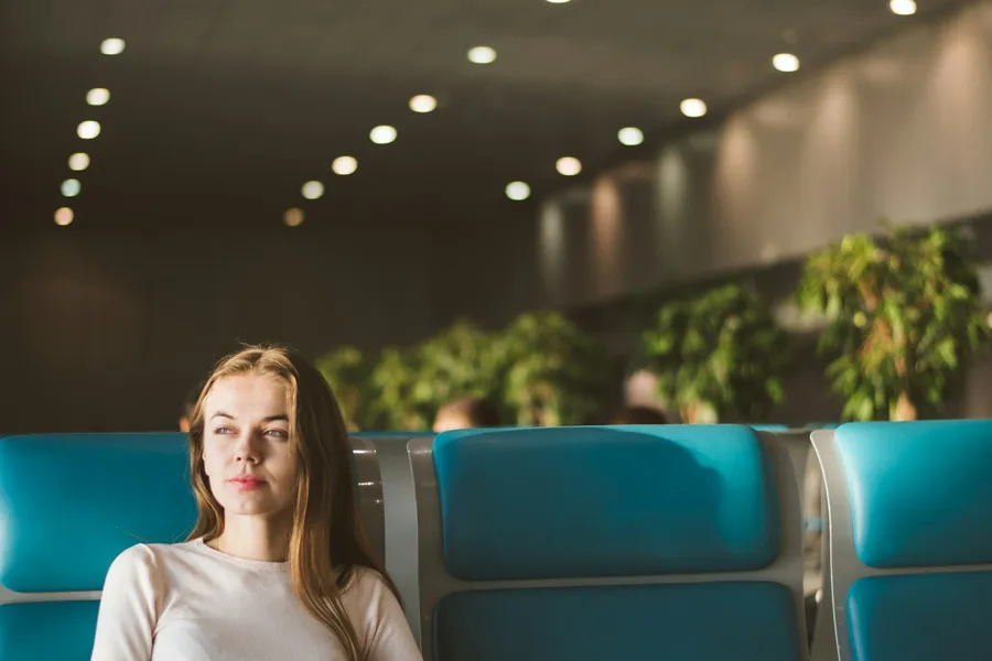 Solo traveller exploring a city